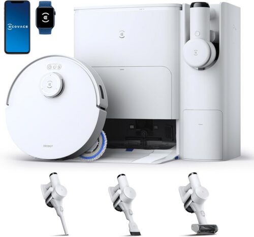 Ecovacs Deebot T30S Combo, märg- ja kuivpuhastus - Robottolmuimeja + käsitolmuimeja - Image 2