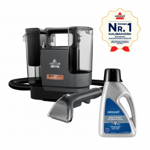 Bissell SpotClean® 3681N juhtmevaba Tekstiilipesur + Wash & Protect Pro 1,5L