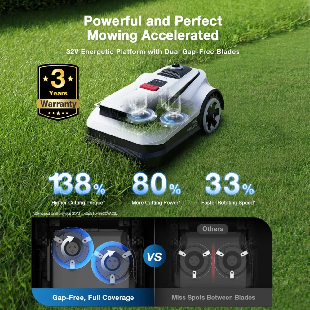 Ecovacs GOAT A3000 LiDAR - Robotmuruniiduk - Image 10