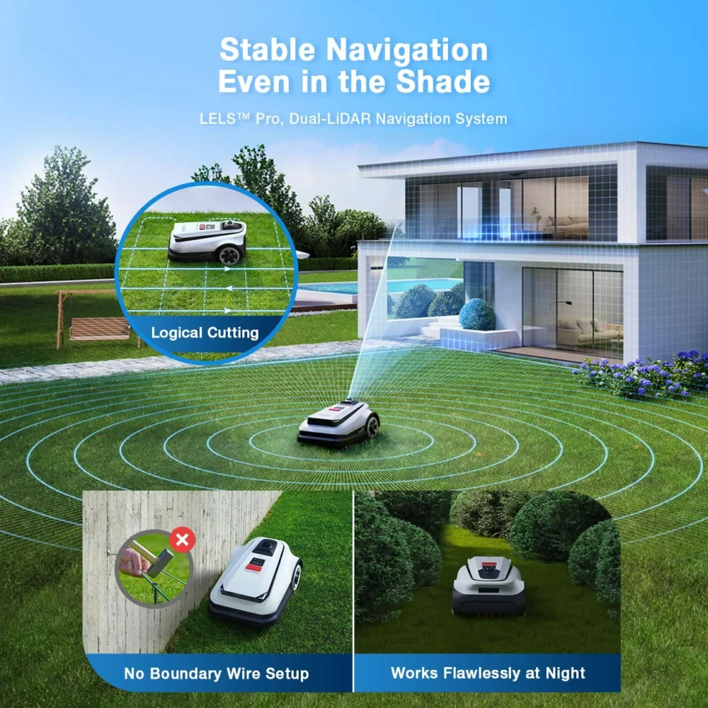 Ecovacs GOAT A3000 LiDAR - Robotmuruniiduk - Image 7
