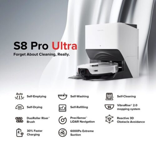 Roborock S8 Pro Ultra - Robottolmuimeja (S8PU52-00) - Image 7