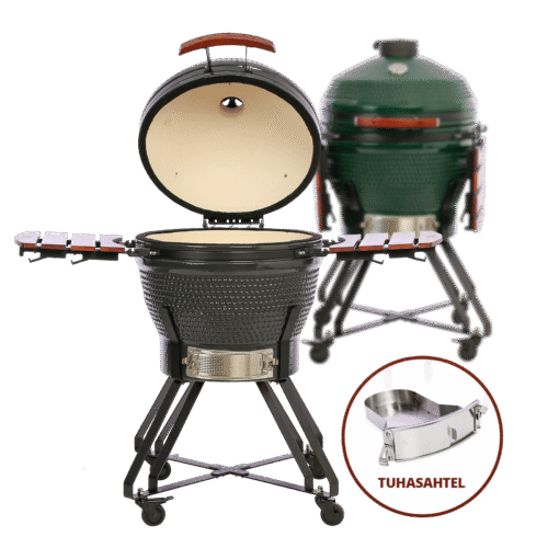 TunaBone Kamado Pro grill 22″ M suurus TBG22GREEN-02