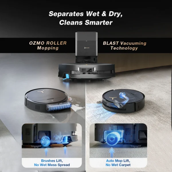 Ecovacs DEEBOT X9 PRO OMNI, märg- ja kuivpesu - Robottolmuimeja - Image 11