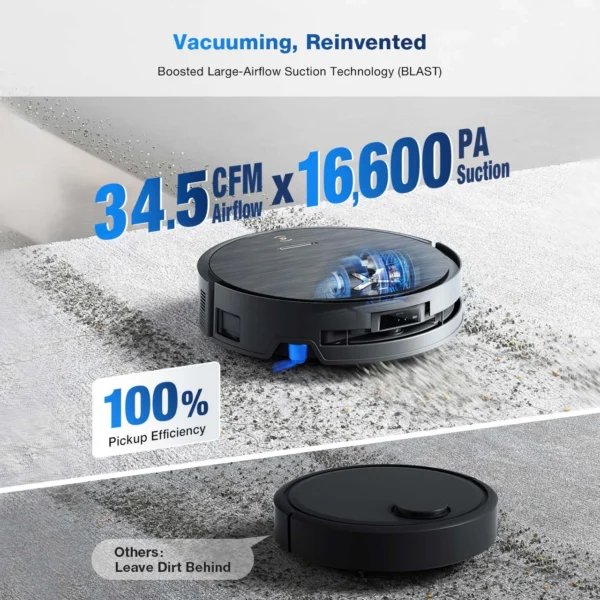 Ecovacs DEEBOT X9 PRO OMNI, märg- ja kuivpesu - Robottolmuimeja - Image 7