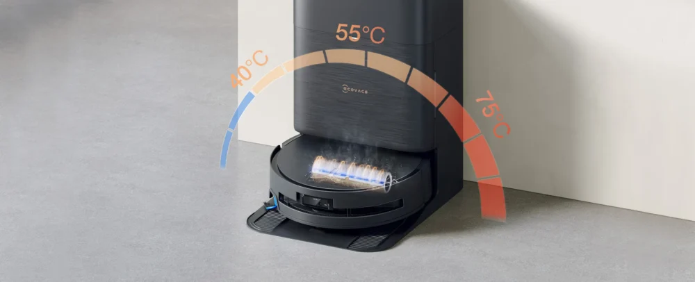 Ecovacs DEEBOT X9 PRO OMNI, OZMO ROLLER, märg- ja kuivpesu - Robottolmuimeja - Image 16