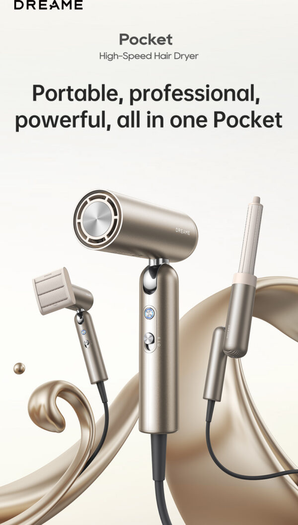 Dreame Pocket - Föön (AHD51-TITANIUM) - Image 9