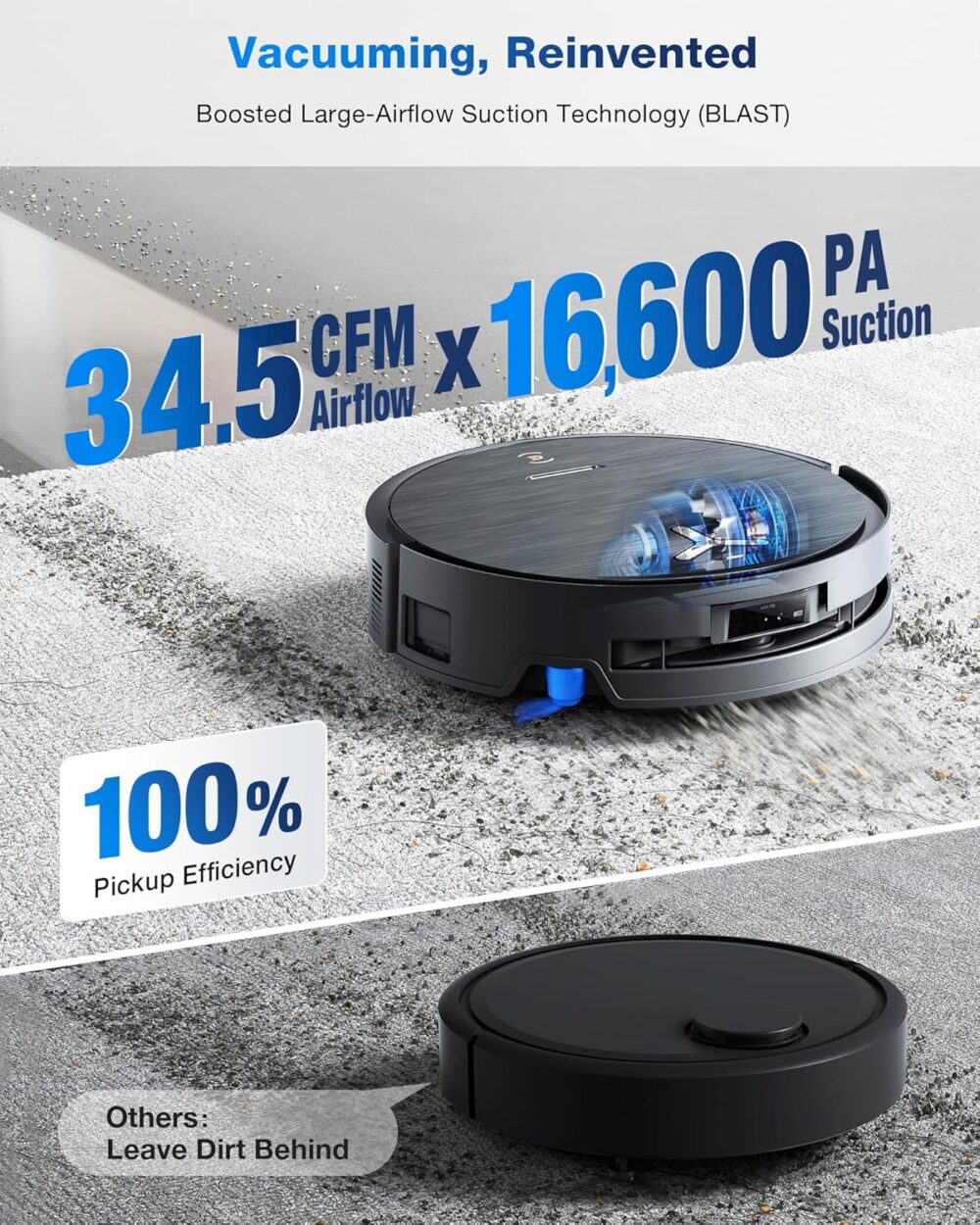 Ecovacs DEEBOT X9 PRO OMNI, OZMO ROLLER, märg- ja kuivpesu - Robottolmuimeja - Image 13