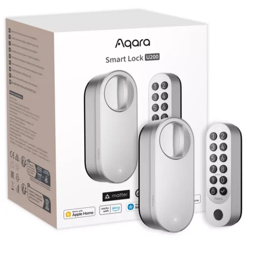 Aqara U200 EL-D02D-S- Nutikas ukselukk (Silver)