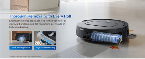 Ecovacs DEEBOT T80 OMNI , OZMO ROLLER, märg- ja kuivpesu - Robottolmuimeja - Image 8
