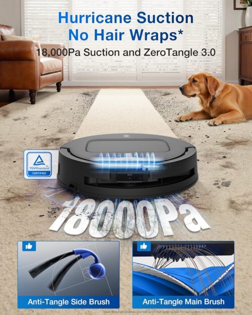 Ecovacs DEEBOT T80 OMNI , OZMO ROLLER, märg- ja kuivpesu - Robottolmuimeja - Image 13