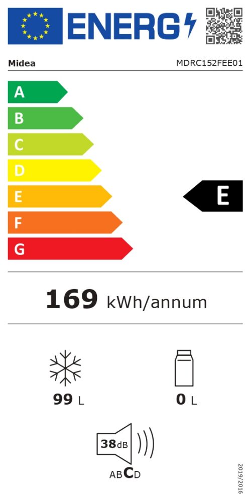 Midea MDRC152FEE01, 99L, kõrgus 85cm, valge - Sügavkülmkirst + Mikrolaineahi AM720C2AT - Image 2