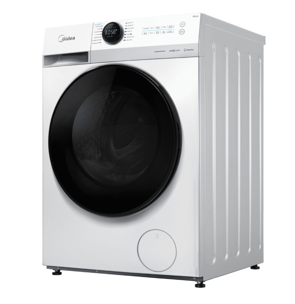 Midea MF200D80WB/W-HR 8/6kg, sügavus 48cm, 1400p/min - Kuivatiga Eestlaetav pesumasin - Image 3