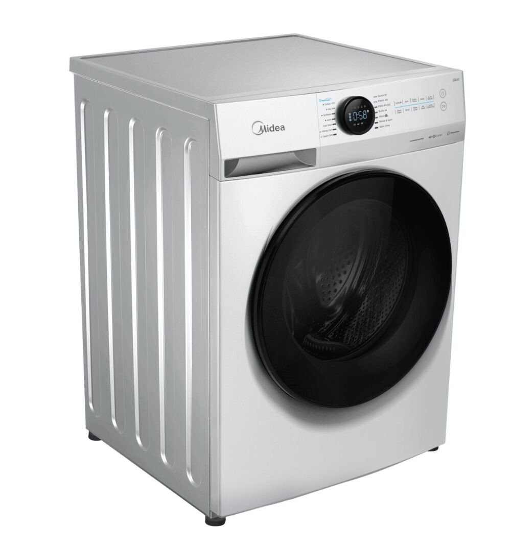 Midea MF200D80WB/W-HR 8/6kg, sügavus 48cm, 1400p/min - Kuivatiga Eestlaetav pesumasin - Image 5