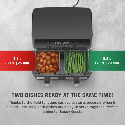 Caso Design DuoChef  14L 2200W- Kuumaõhufritüür - Image 9