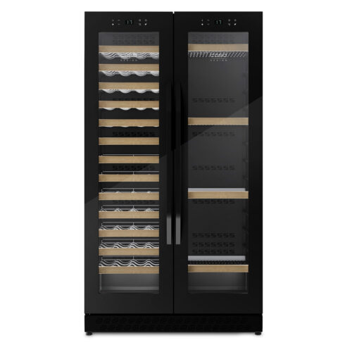 Caso Design WineChef Duo 122 Black, 122 pudelit, kõrgus 162 cm, (00674) - Veinikülmik - Image 10