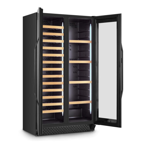 Caso Design WineChef Duo 122 Black, 122 pudelit, kõrgus 162 cm, (00674) - Veinikülmik - Image 7