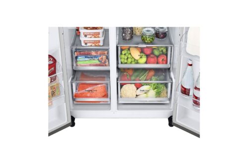 LG InstaView GSGV81PYLL , No Frost, 635L, kõrgus 179 cm, hall- SBS Külmik - Image 8