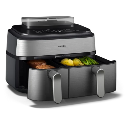 Philips 5000 seeria Dual Basket Airfryer NA555/00 9L 2750W- Kuumaõhufritüür - Image 4