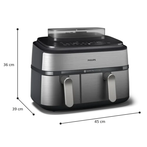 Philips 5000 seeria Dual Basket Airfryer NA555/00 9L 2750W- Kuumaõhufritüür - Image 2