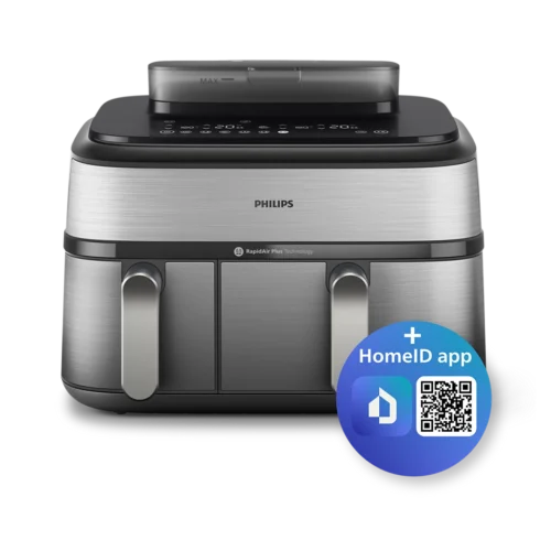 Philips 5000 seeria Dual Basket Airfryer NA555/00 9L 2750W- Kuumaõhufritüür - Image 3