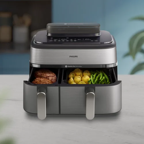 Philips 5000 seeria Dual Basket Airfryer NA555/00 9L 2750W- Kuumaõhufritüür - Image 7