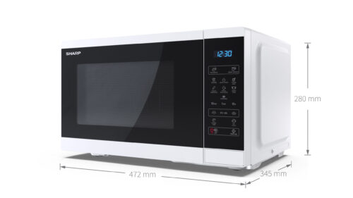 Sharp 25L YC-MS252AE-W 900W - Mikrolaineahi - Image 2