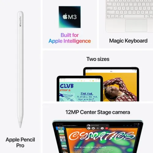 Apple iPad Air 11'' (2025), M3, 128 GB, WiFi, hall - Tahvelarvuti MC9W4HC/A - Image 6