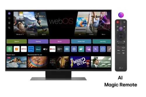 LG 43" QNED evo AI 4K Ultra HD Nutiteler 43QNED86A3C - Image 2
