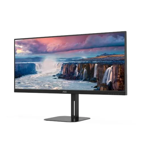 AOC LCD monitor U34V5C/BK 34" - Image 2