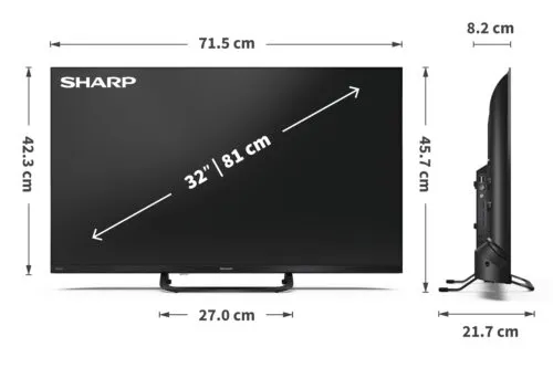 Sharp 32" Full HD Google TV™ 32HF3865E - Image 5