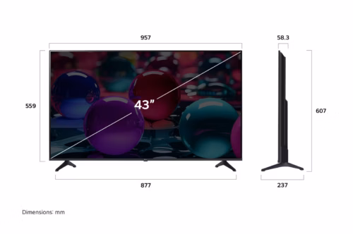 LG 43” 4K UHD AI UA73 4K nutiteler 43UA73003LA - Image 6