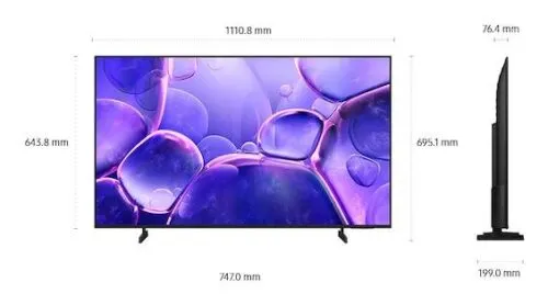 Samsung 43″ 4K UHD UE50U8072FUXXH - Image 3