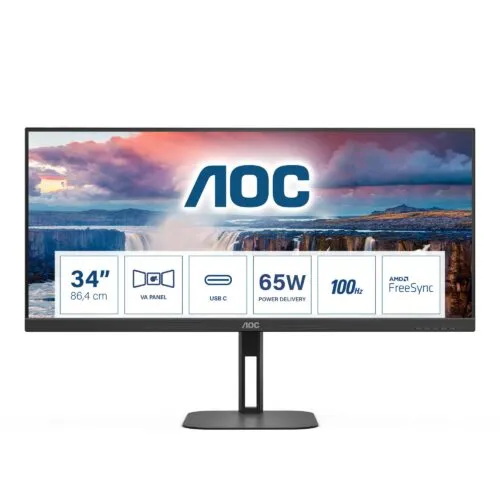 AOC LCD monitor U34V5C/BK 34"