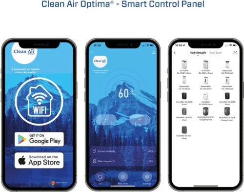 Clean Air Optima CA-607B Smart – õhuniisuti ionisaatori ja UV-ga - Image 8