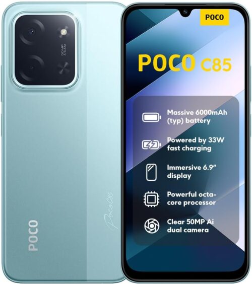 POCO C85 6/128GB Green- Nutitelefon (MZB0LGFEU) - Image 7