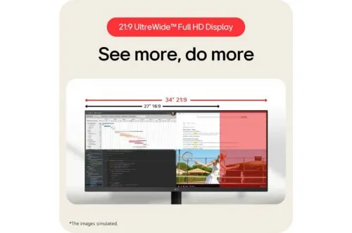 LG LCD monitor 34U511A-B 34" - Image 13