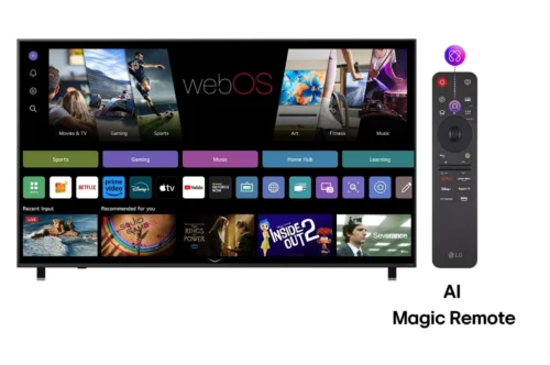 LG 75" 4K Ultra HD QNED nutiteler 75QNED84A3C - Image 2