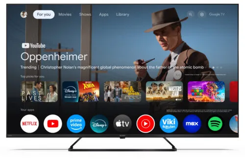 Sharp 50″ 4K Ultra HD QLED Google TV™ 50HP6265E - Image 2