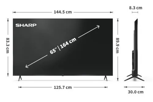 Sharp 65" 4K Ultra HD QLED Google TV™ 65HP5265E - Image 8