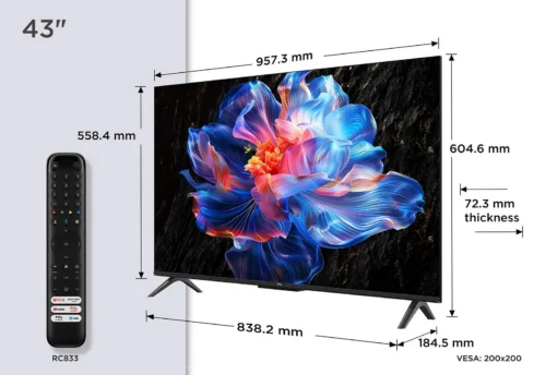 TCL 43" 4K UHD Google TV-43V6C - Image 2