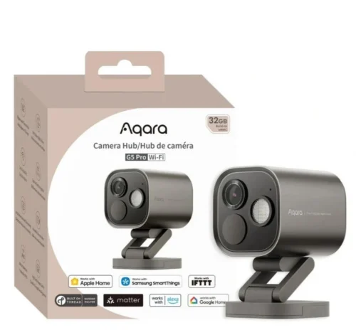 Aqara Camera Hub G5 Pro (Wi-Fi) CH-C07D-G - Turvakaamera koos nutikodu keskjaamaga