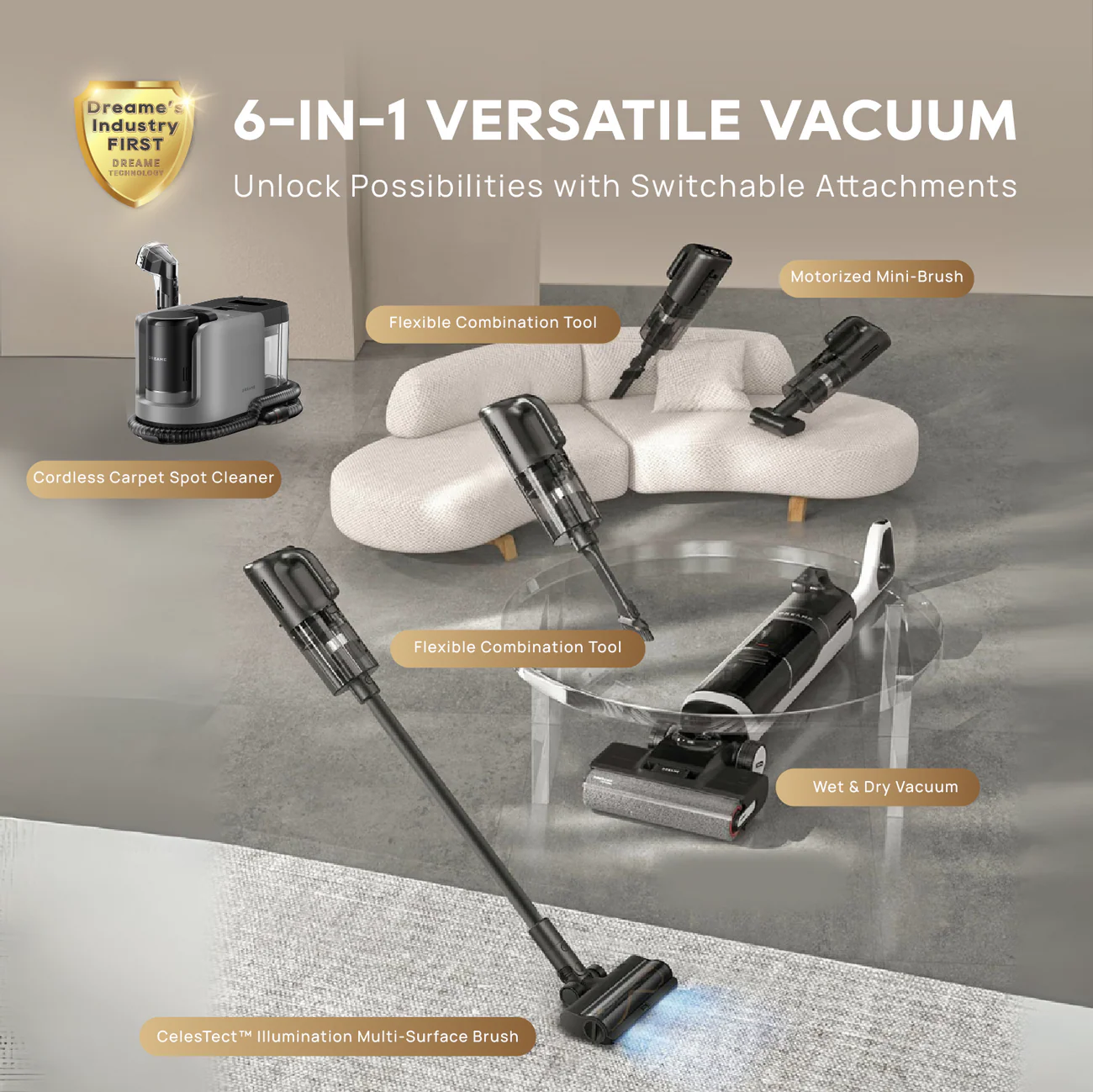 Dreame H15 Mix 7-in-1 - Varstolmuimeja HHV46B - Image 10