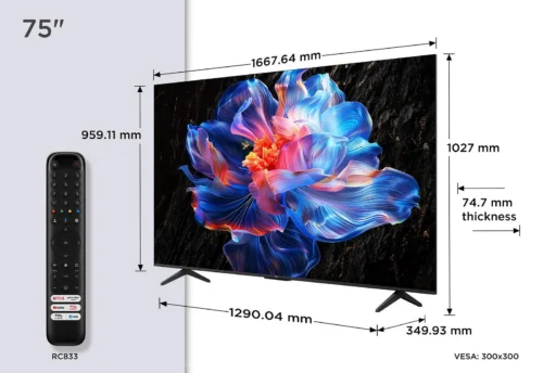 TCL 75" 4K Ultra HD Google TV-75V6C - Image 2