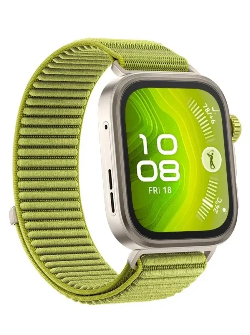 Huawei Watch FIT 4 Pro, titaan, roheline - Nutikell 55020EYN - Image 2