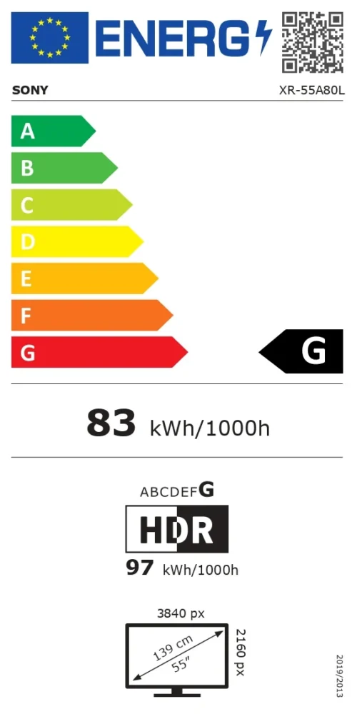 Sony 55" 4K Ultra HD OLED Google TV™ XR55A80L - Image 10