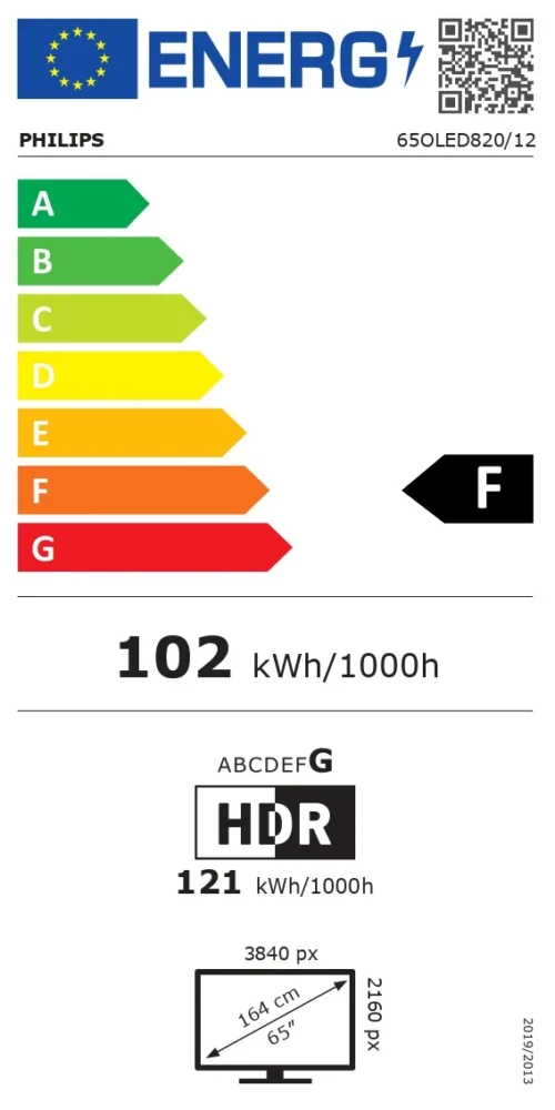 Philips 65" 4K Ultra HD OLED 4K Ambilight Google TV™ 65OLED820/12 - Image 6