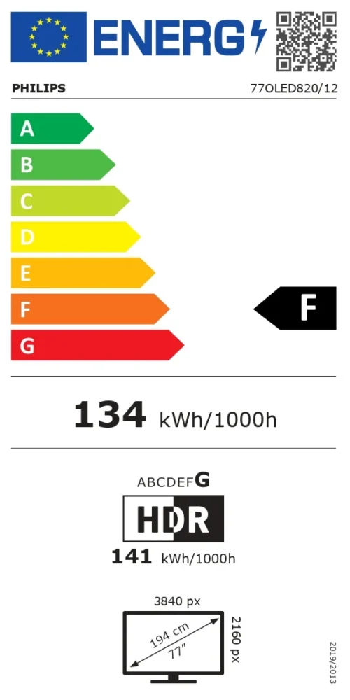Philips 77" 4K Ultra HD OLED 4K Ambilight Google TV™ 77OLED820/12 - Image 6