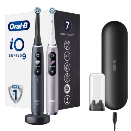 Oral-B iO 9 Series Duo Must Onyx/Roosa - Elektriline hambahari - Image 2
