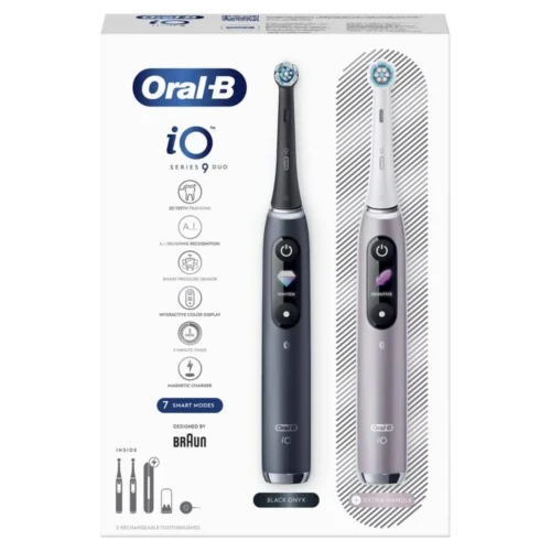 Oral-B iO 9 Series Duo Must Onyx/Roosa - Elektriline hambahari - Image 3