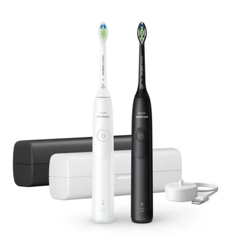 Philips Sonicare Series 5300, 2 tk, must/valge - Elektriline hambahari HX7109/01